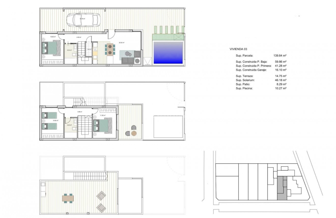 Obra nueva - Villa -
Los Alcazares - La Concha