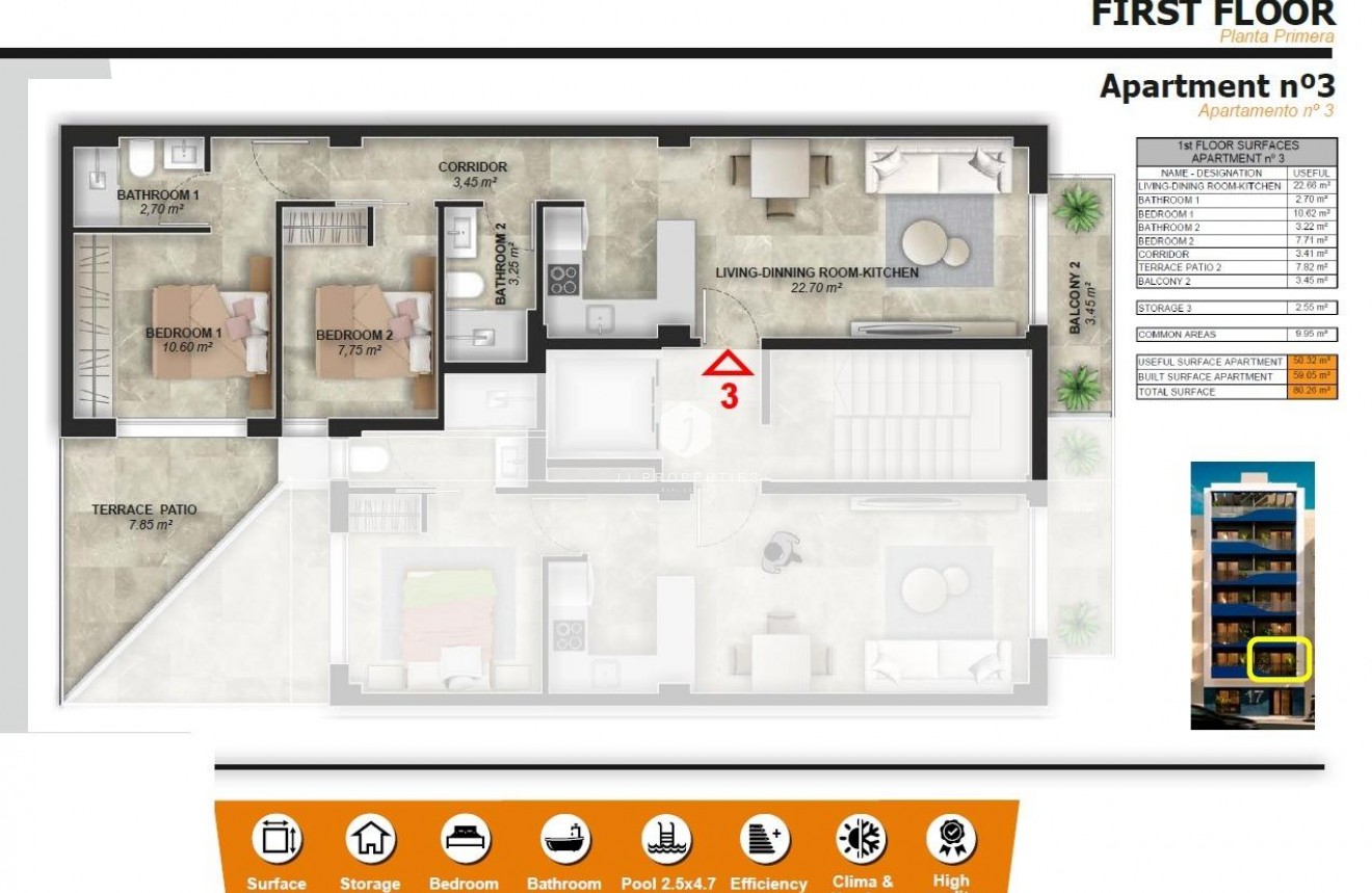 Neue Gebäude - Wohnung -
Torrevieja - Playa del Acequión