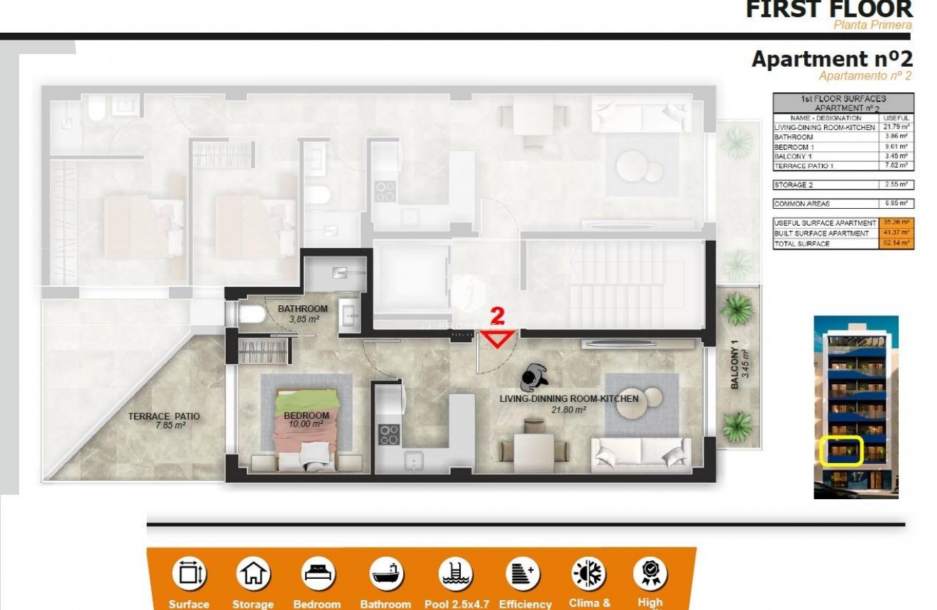 Nouvelle construction - Appartement -
Torrevieja - Playa del Acequión