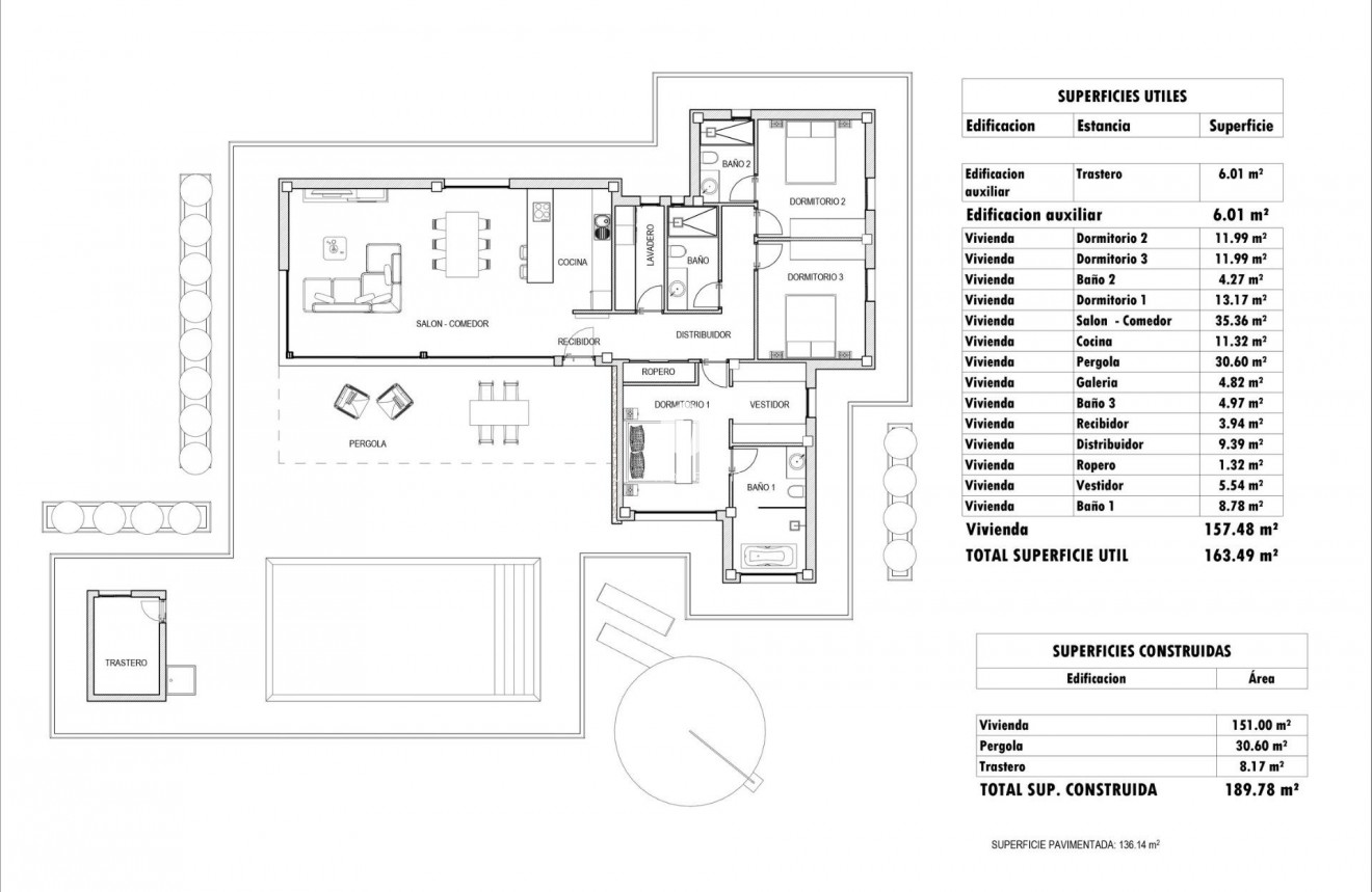Obra nueva - Villa -
Aspe - Poligono 19