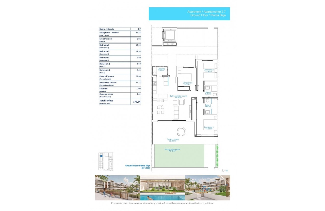 Nouvelle construction - Appartement -
Pilar de la Horadada - Playa de las Higuericas