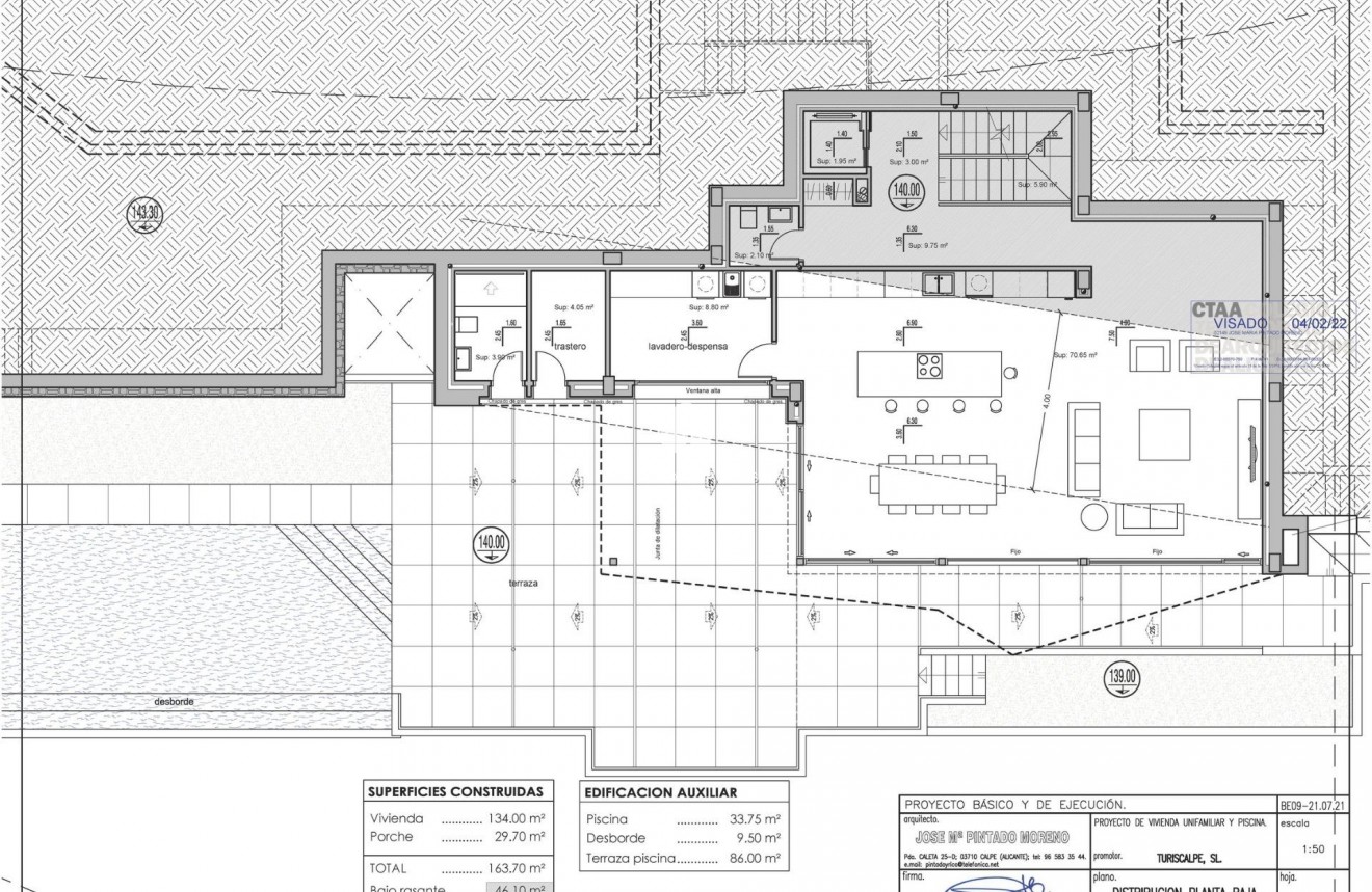 Obra nueva - Villa -
Benissa - Racó Del Galeno