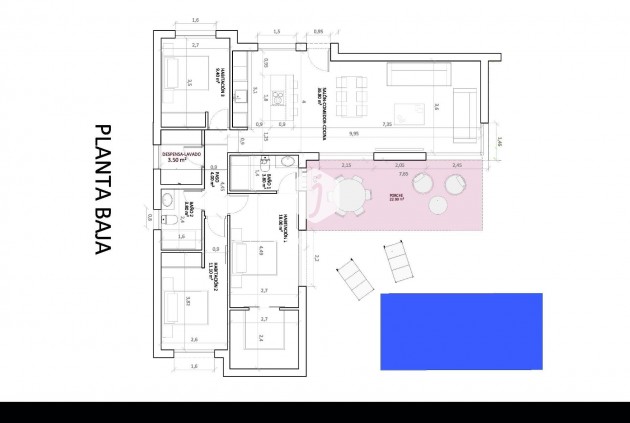 Obra nueva - Villa -
Monforte del Cid - La Capitana