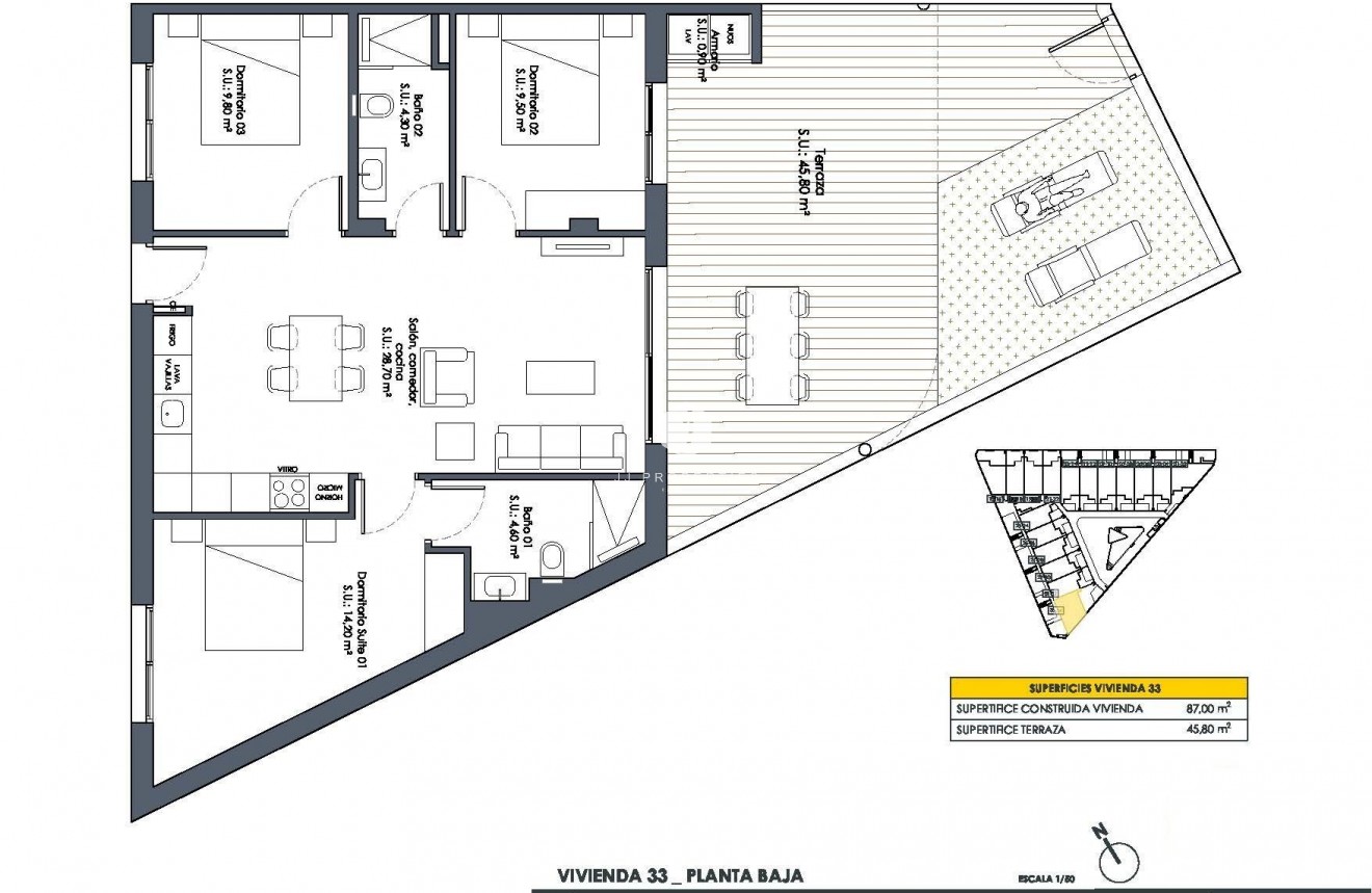 Obra nueva - Bungalow -
San Fulgencio - Pueblo