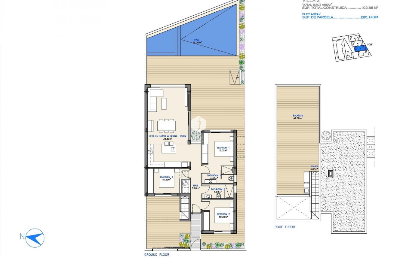 Obra nueva - Villa -
Los Alcazares - Serena Golf