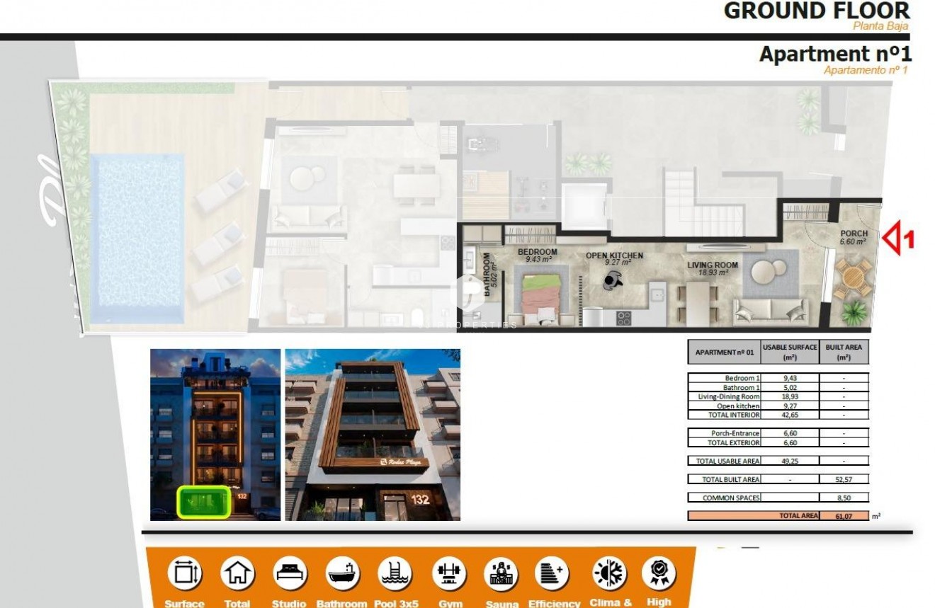 Neue Gebäude - Wohnung -
Torrevieja - Playa de El Cura