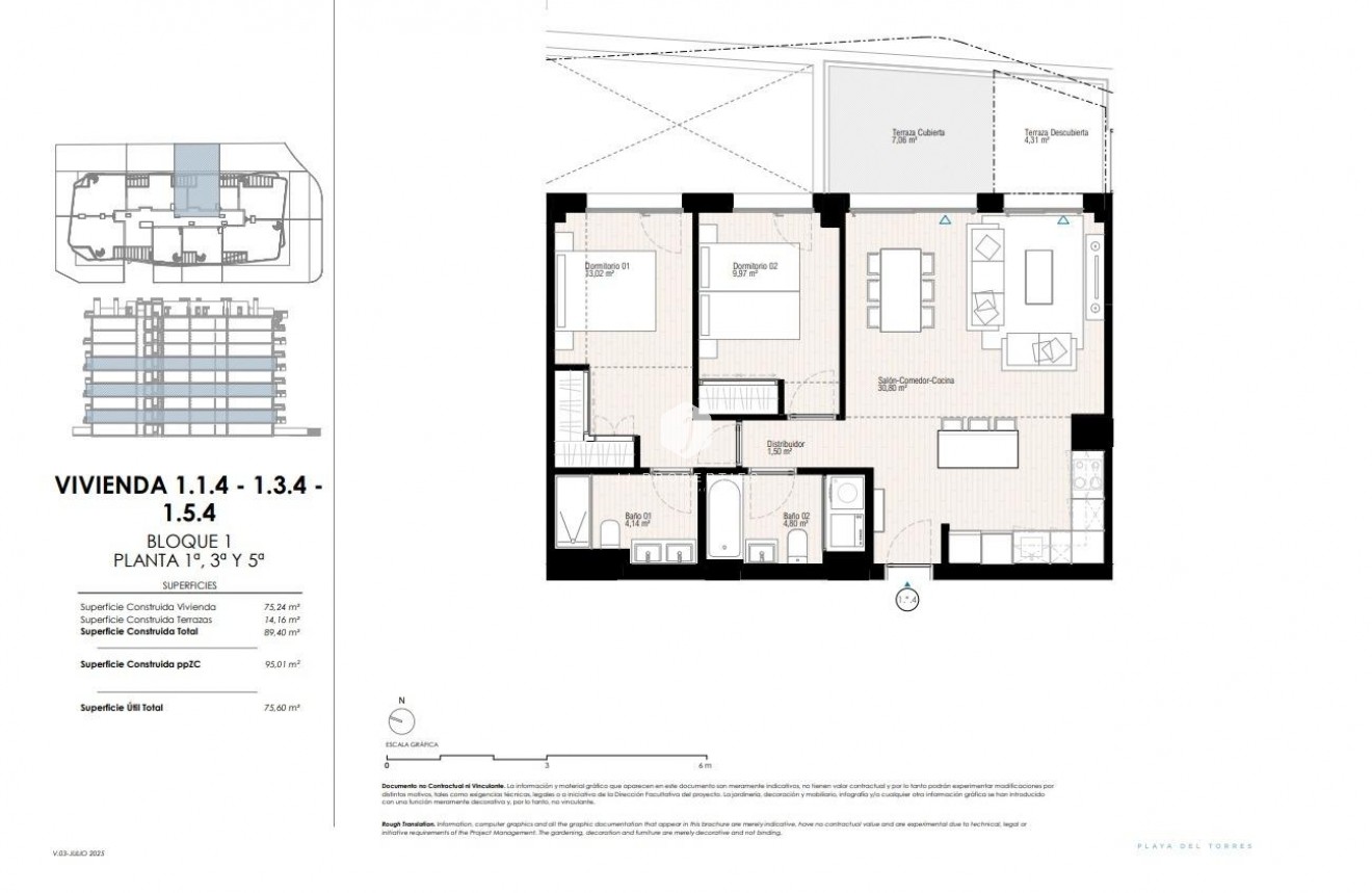 Obra nueva - Apartamento / piso -
Villajoyosa - Playa del Torres