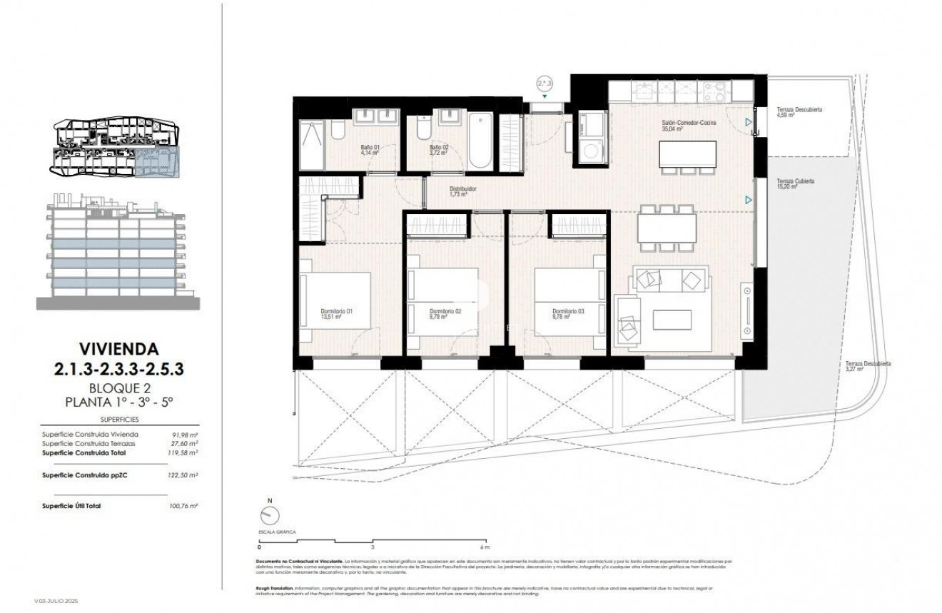 Obra nueva - Apartamento / piso -
Villajoyosa - Playa del Torres