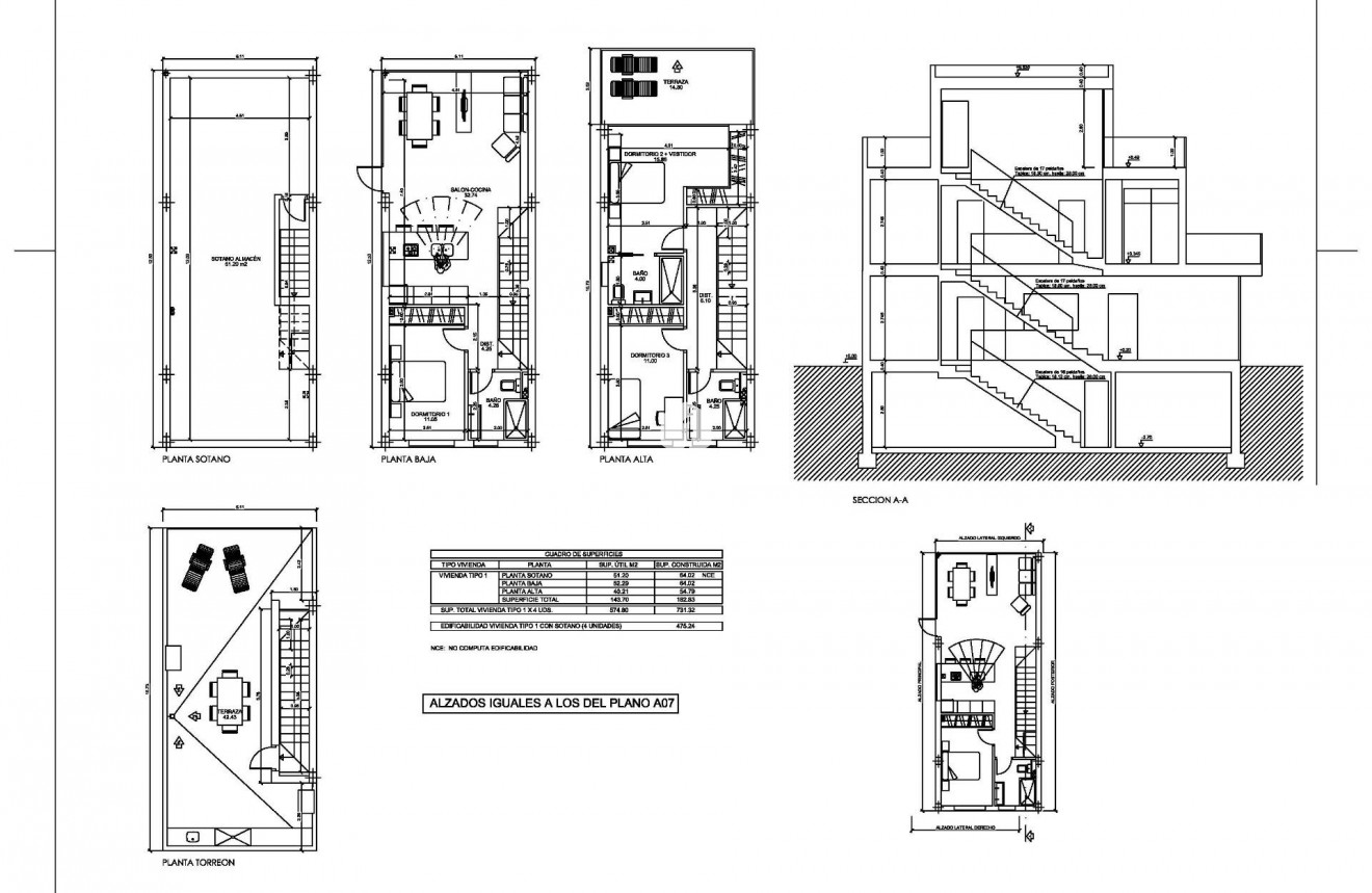 Obra nueva - Villa -
Puerto de Mazarron - El Alamillo