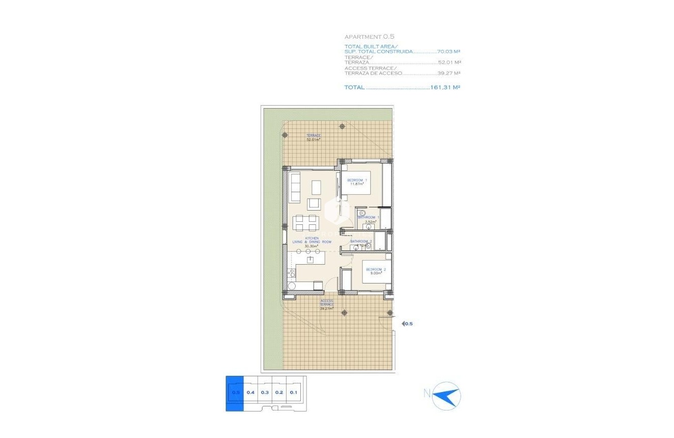 Nouvelle construction - Appartement -
Los Alcazares - Serena Golf