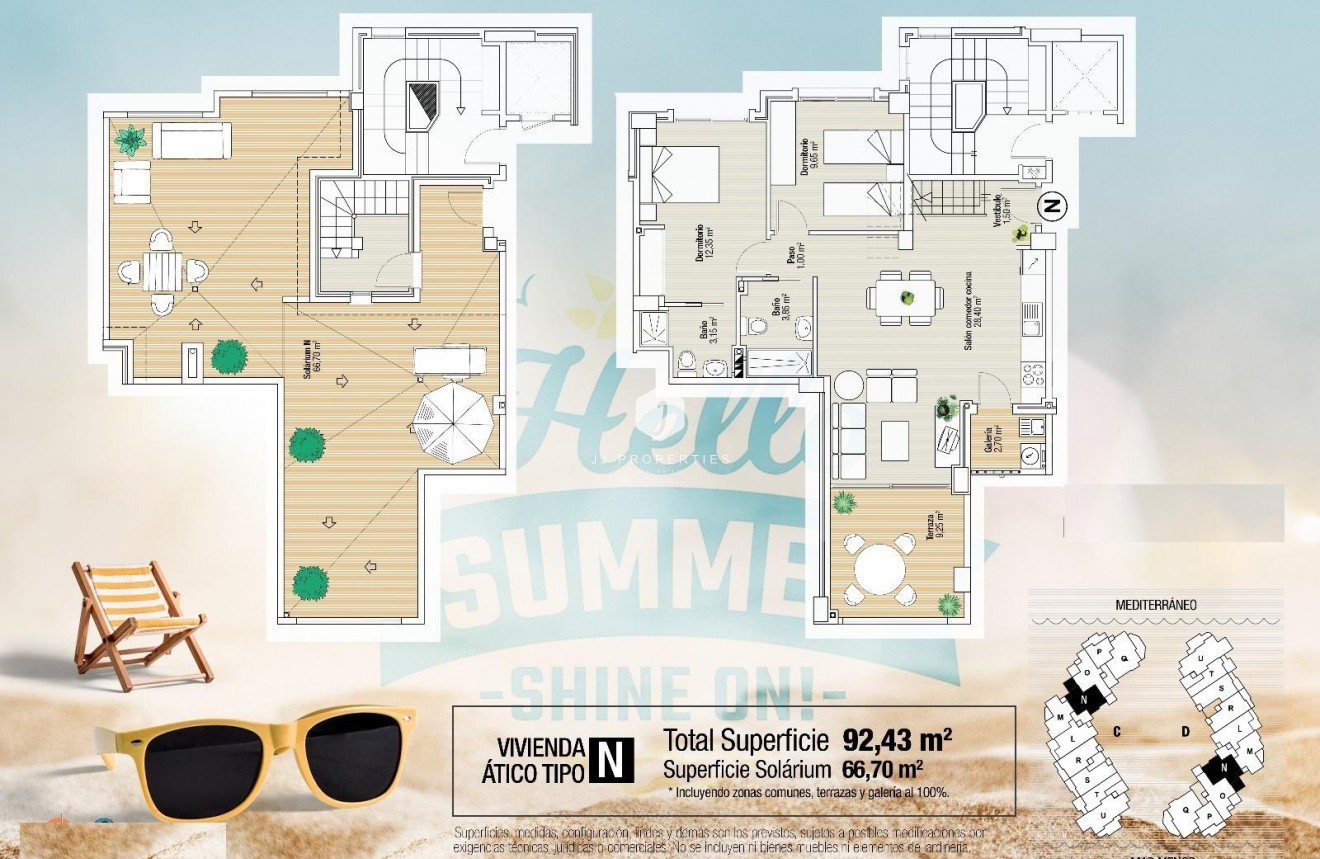 Obra nueva - Ático -
La Manga del Mar Menor - La Manga