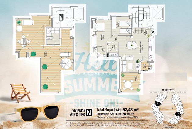 Obra nueva - Ático -
La Manga del Mar Menor - La Manga