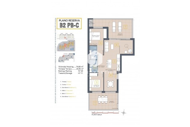 Nouvelle construction - Appartement -
Los Alcazares - Serena Golf
