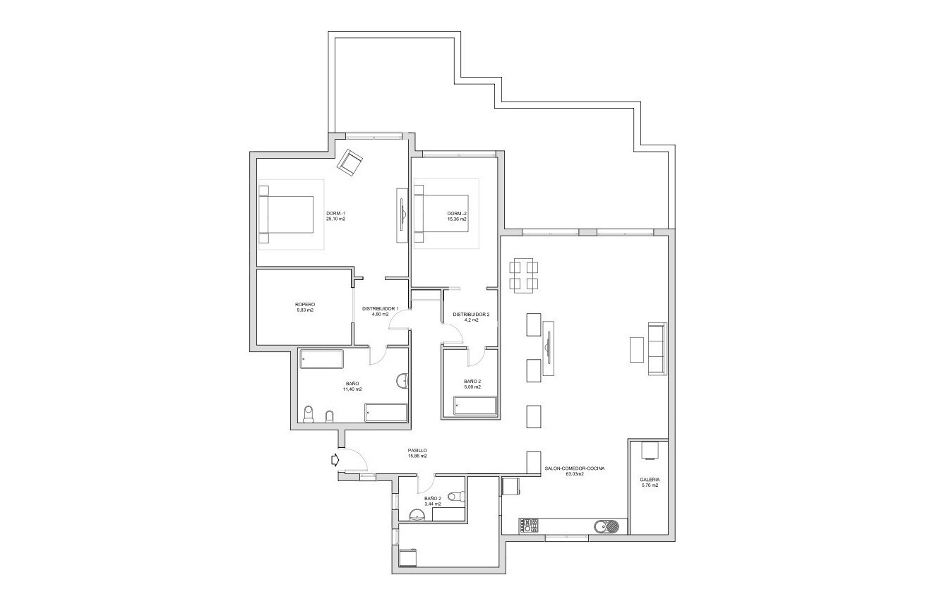 Tweedehands - Penthouse -
Orihuela Costa - Campoamor