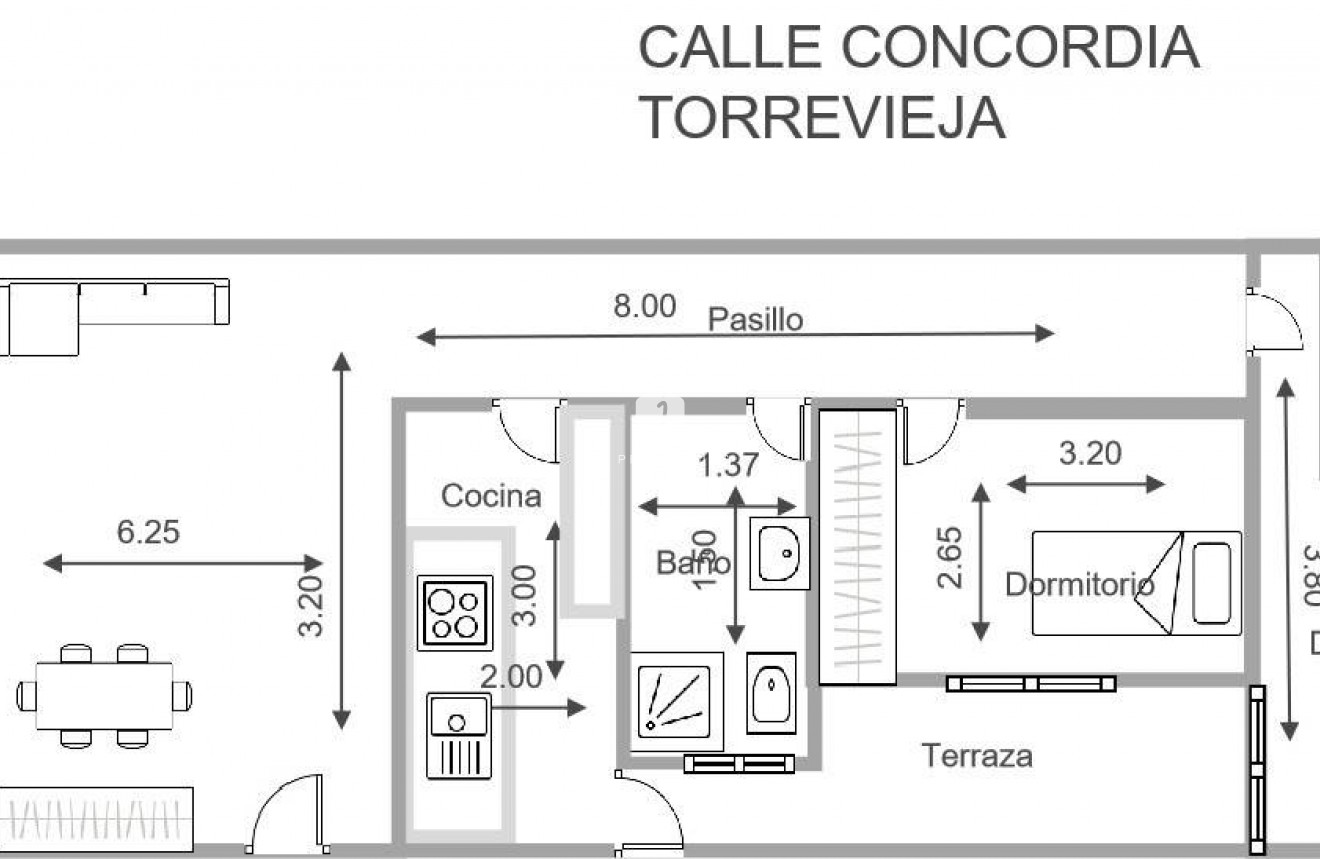 Segunda mano - Apartamento / piso -
Torrevieja - Estacion de autobuses