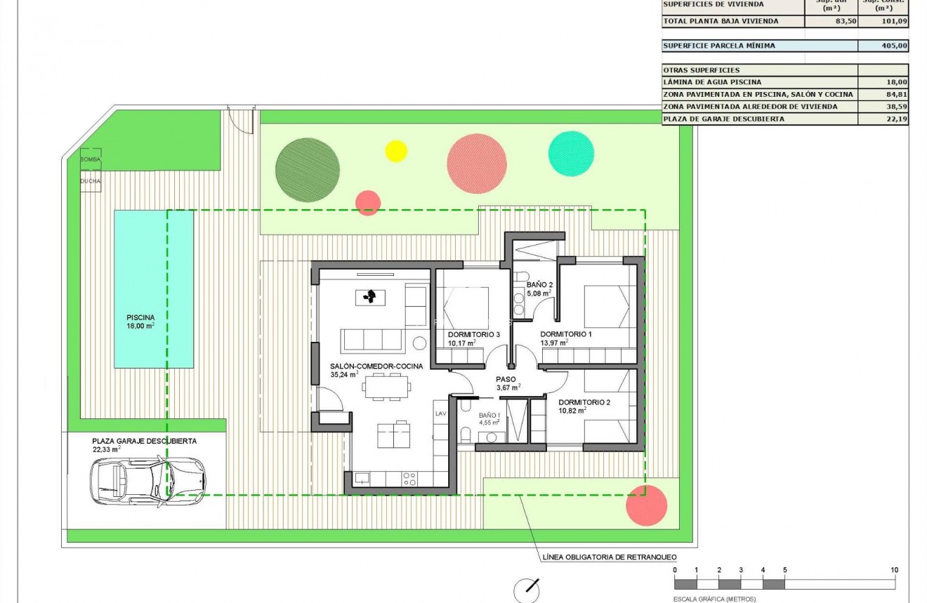 Obra nueva - Villa -
Hondón de las Nieves - Urbaniz. La Montañosa