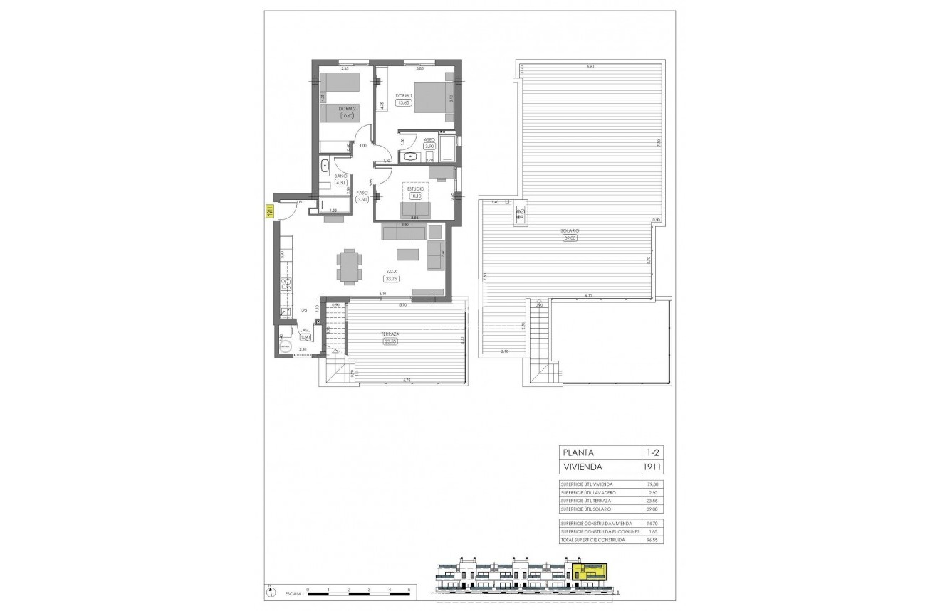 Obra nueva - Bungalow -
Algorfa - La finca golf