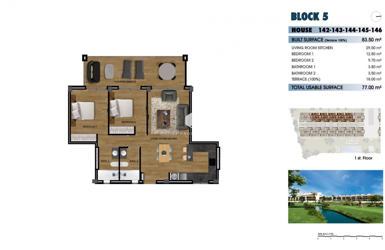 New Build - Apartment / flat -
Los Alcazares - La Serena Golf