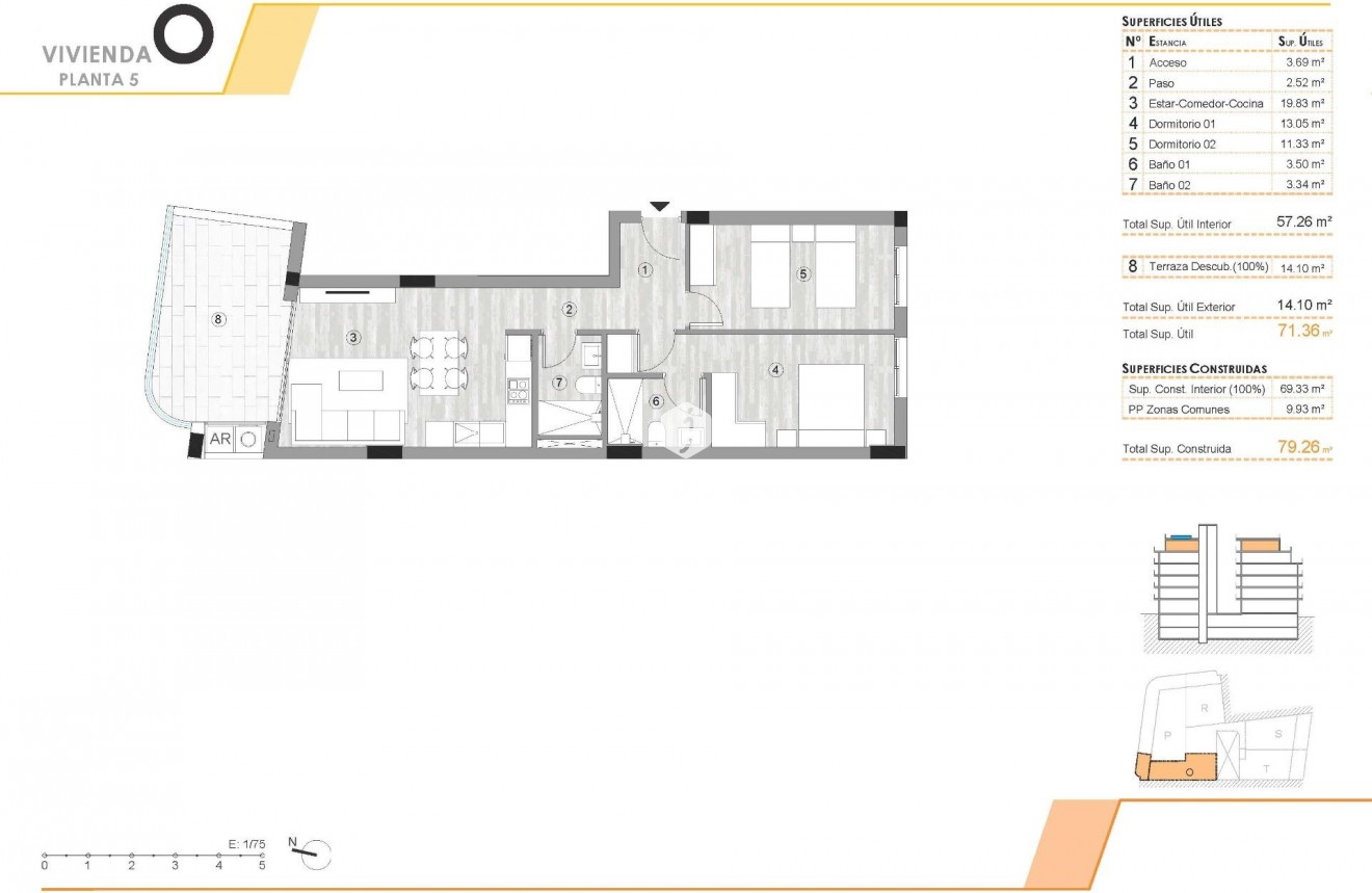 Nouvelle construction - Attique -
Torrevieja - Centro