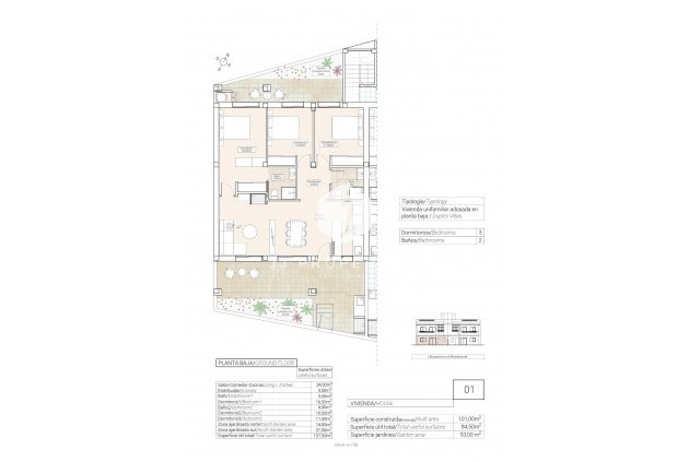 Nieuwbouw Woningen - Bungalow -
Hondón de las Nieves - El Salero