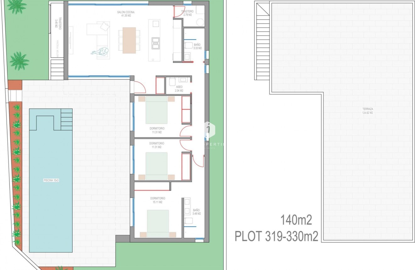 Nieuwbouw Woningen - Villa -
San Javier - Parque del doce
