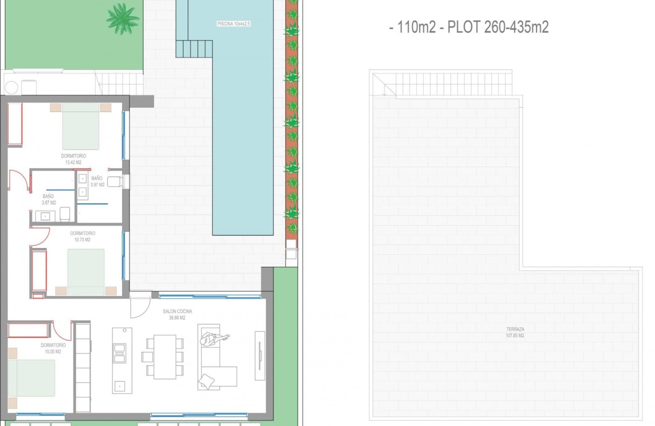 Nieuwbouw Woningen - Villa -
San Javier - Parque del doce