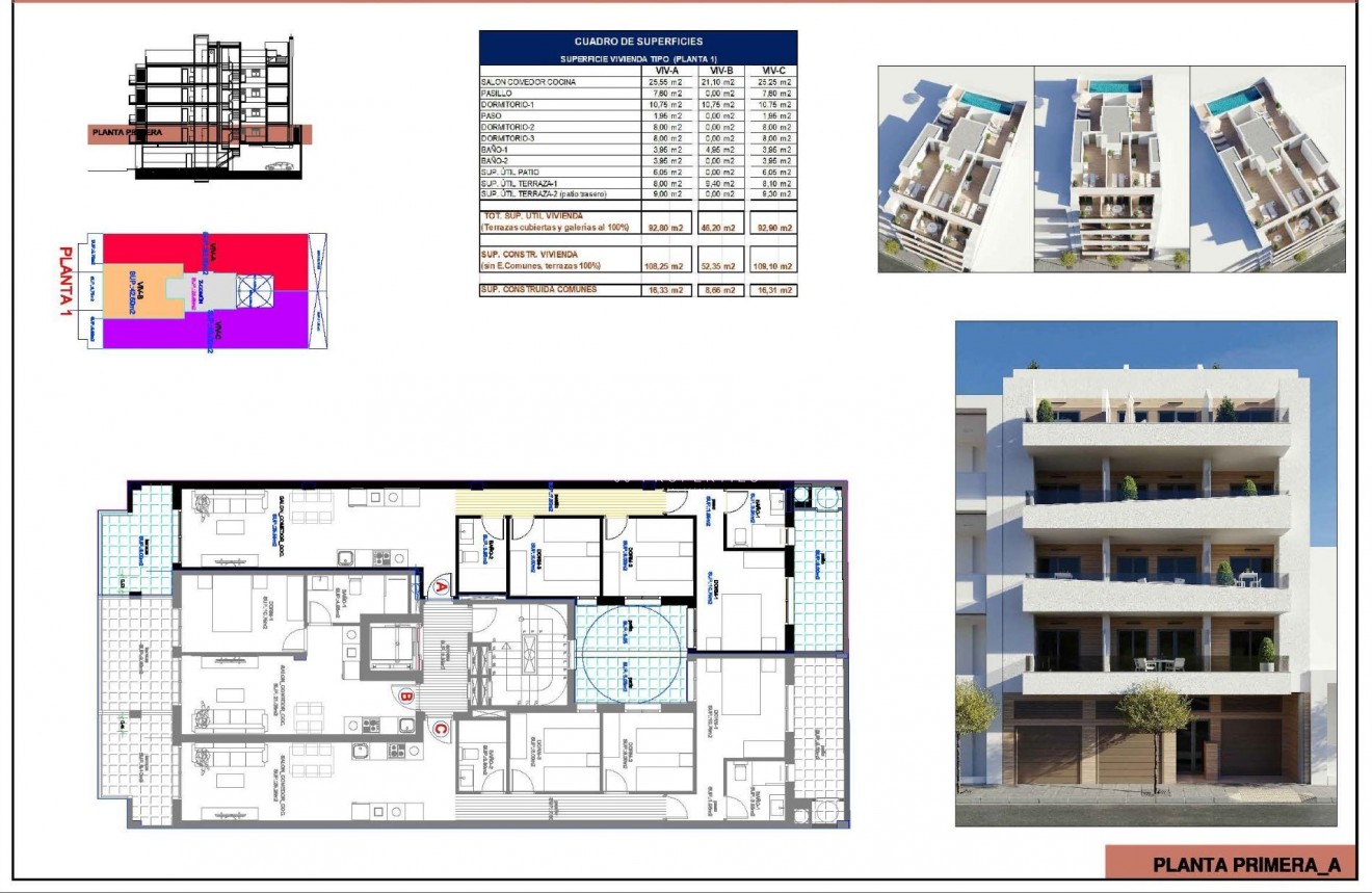 New Build - Apartment / flat -
Torrevieja - Centro