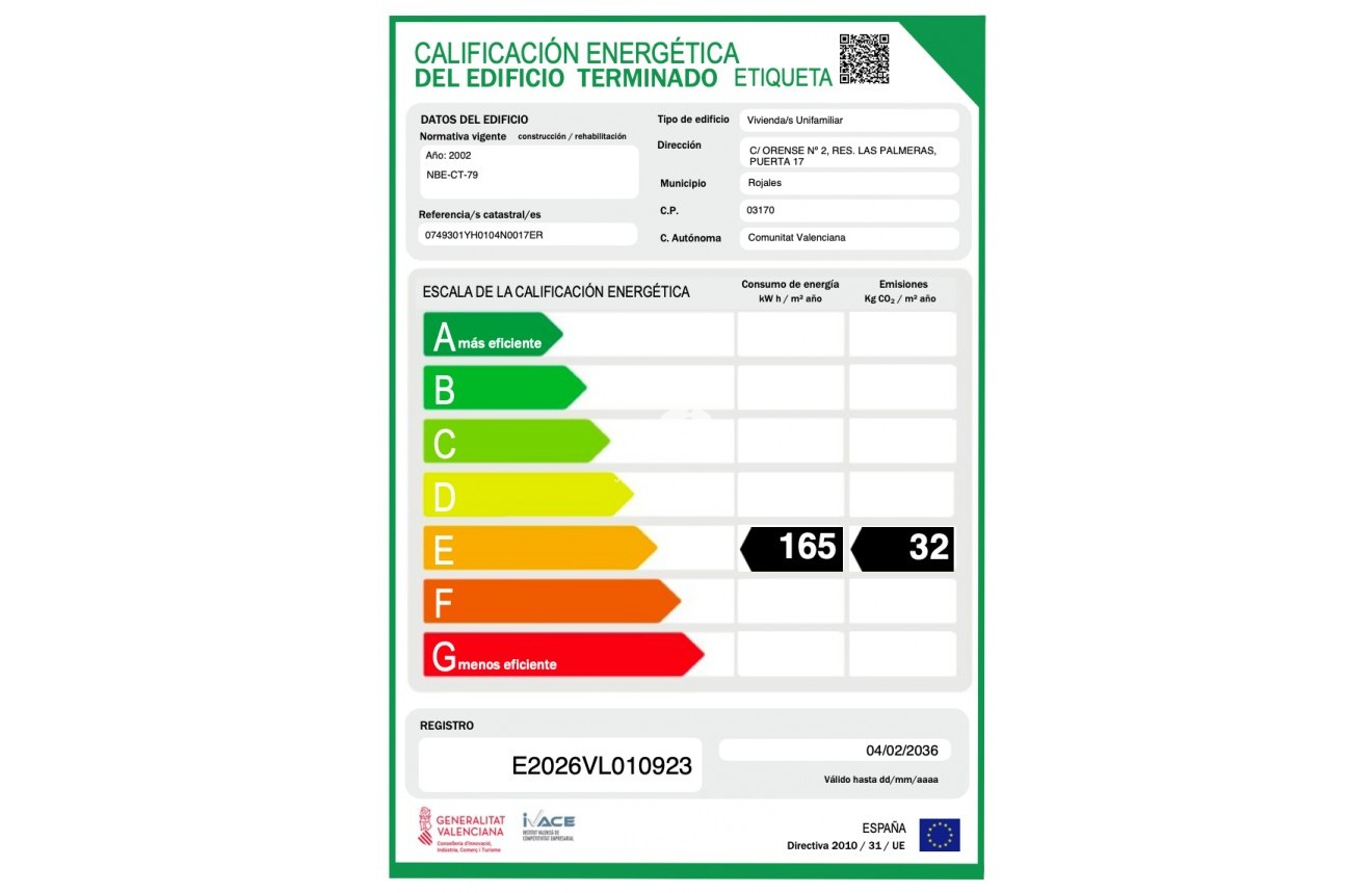 Resale - Chalet -
Rojales - Inland