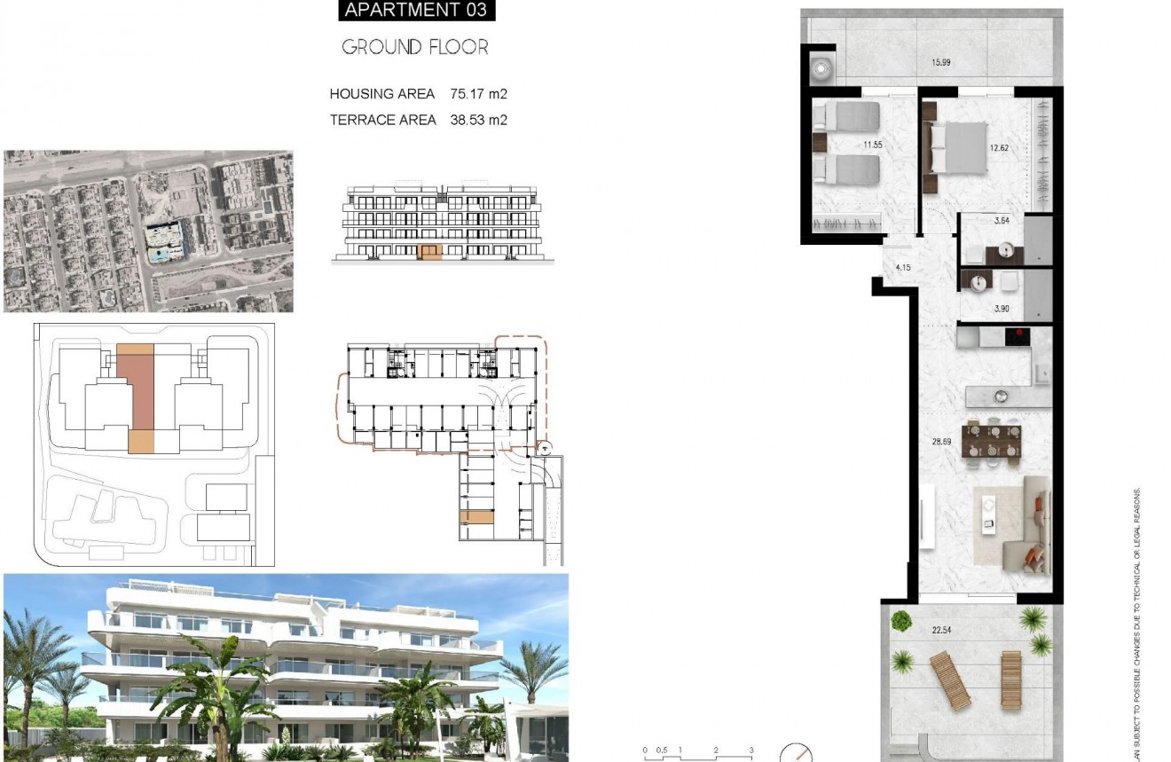 New Build - Apartment / flat -
Orihuela Costa - Lomas de Cabo Roig