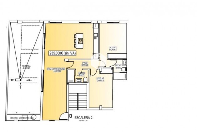 Obra nueva - Ático -
San Miguel de Salinas - Pueblo