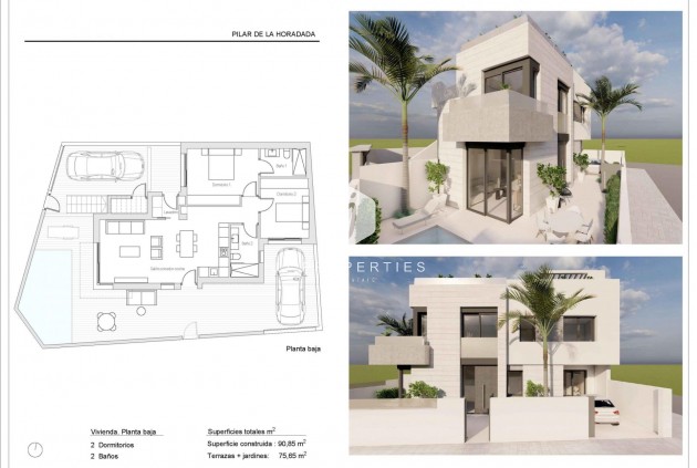 Nieuwbouw Woningen - Bungalow -
Pilar de la Horadada - pueblo