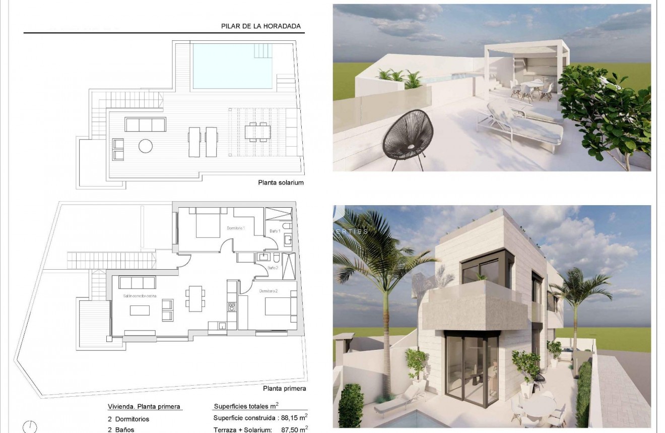 Nieuwbouw Woningen - Bungalow -
Pilar de la Horadada - pueblo