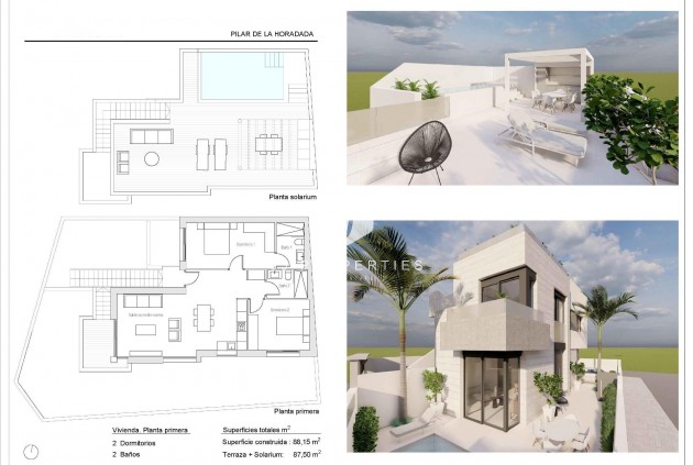 Nieuwbouw Woningen - Bungalow -
Pilar de la Horadada - pueblo