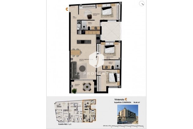 New Build - Apartment / flat -
Catral - pueblo