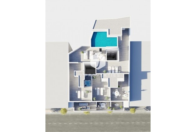 Neue Gebäude - Penthouse -
Torrevieja - Centro