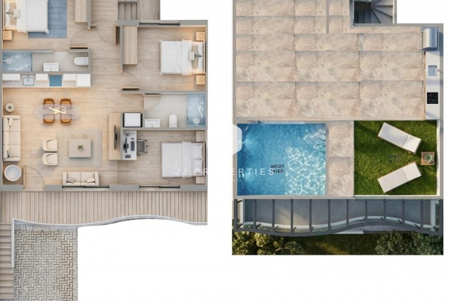 New Build - Bungalow -
Pilar de la Horadada - parques de Andromeda