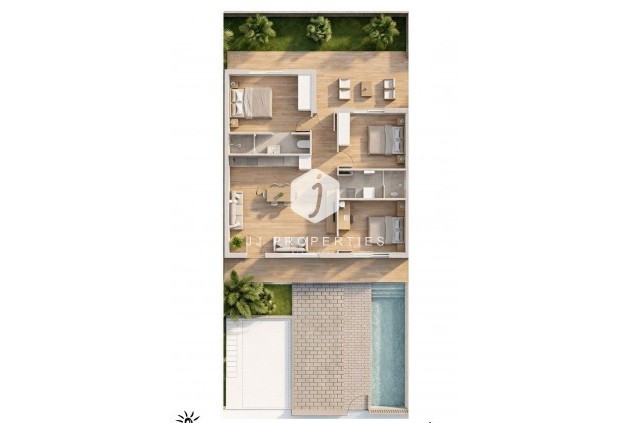 New Build - Bungalow -
Pilar de la Horadada - parques de Andromeda