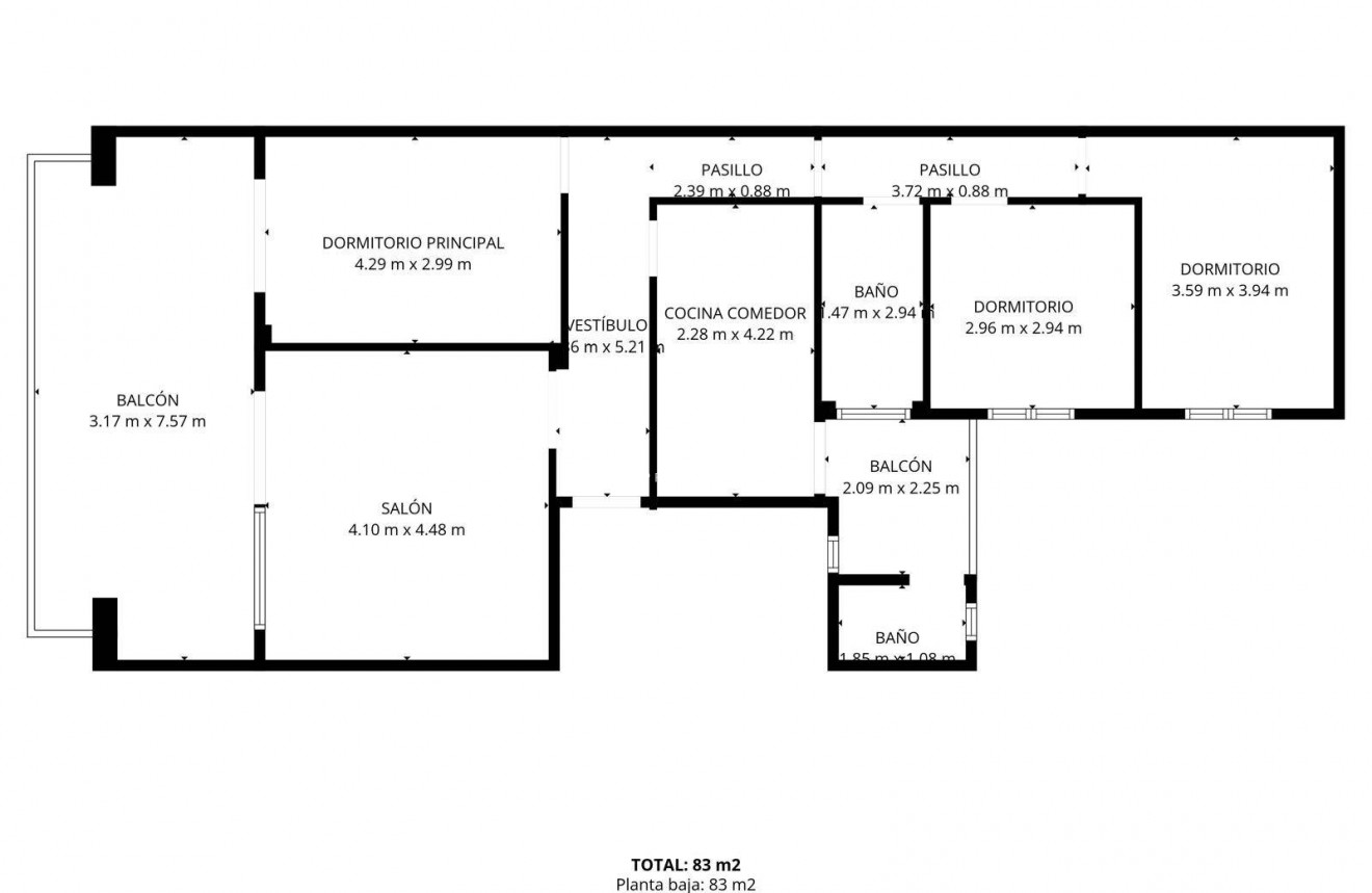 D'occasion - Attique -
Torrevieja - Playa de los Naufragos
