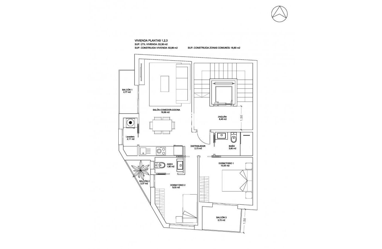New Build - Apartment / flat -
Bigastro - centro