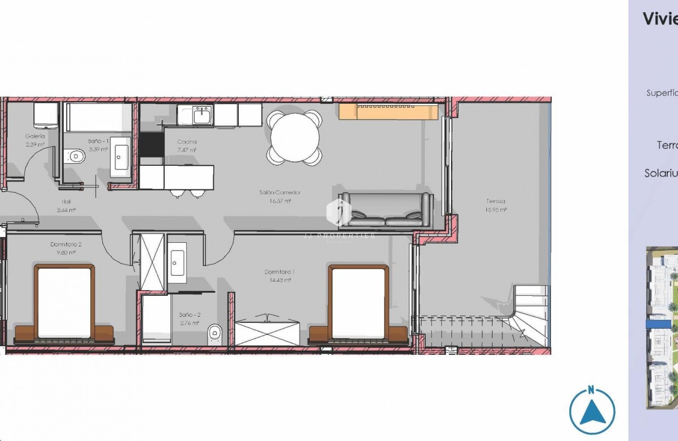 Nowy budynek - Daszek -
Guardamar del Segura - El Raso