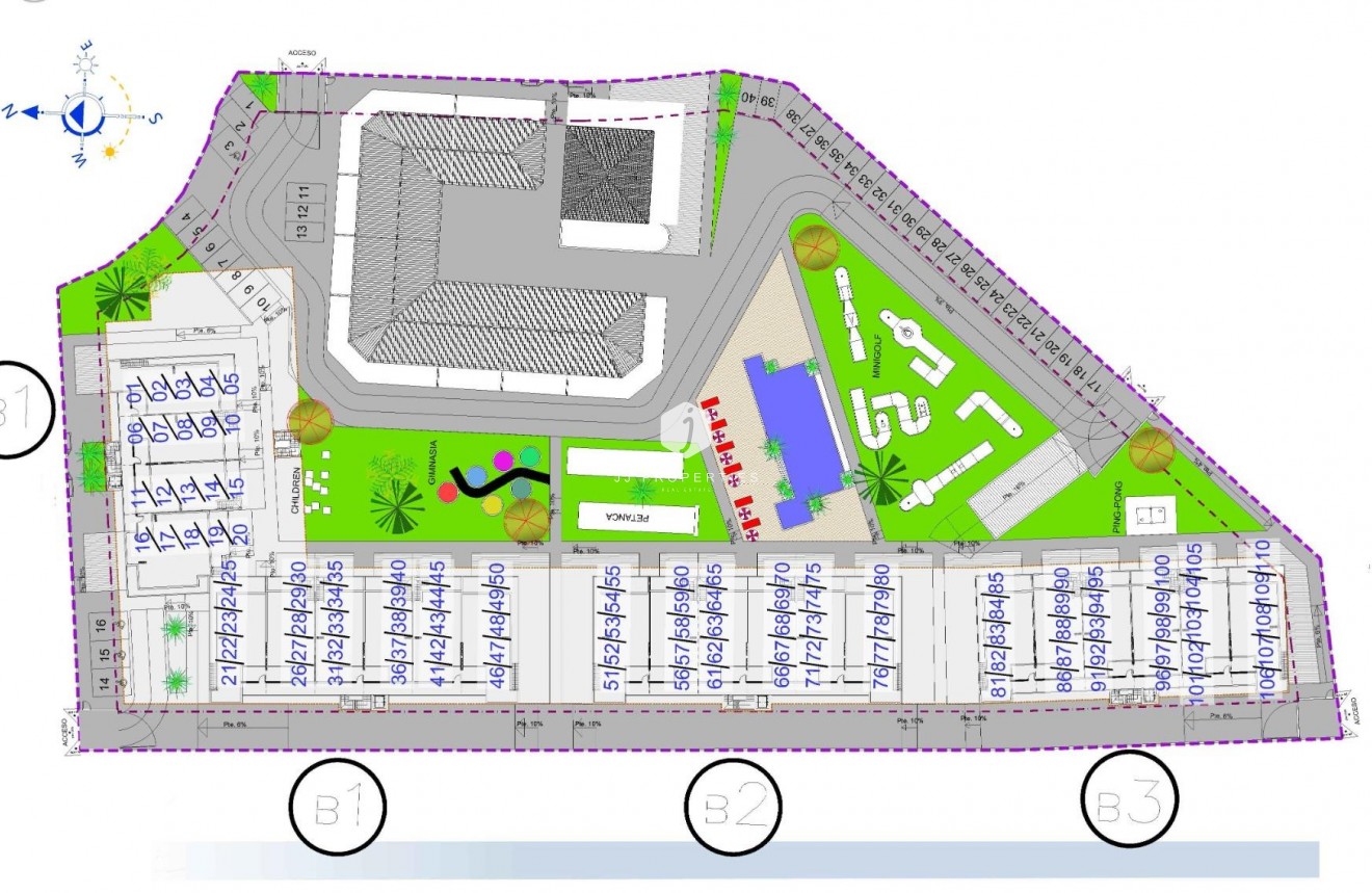 Nowy budynek - Daszek -
Guardamar del Segura - El Raso