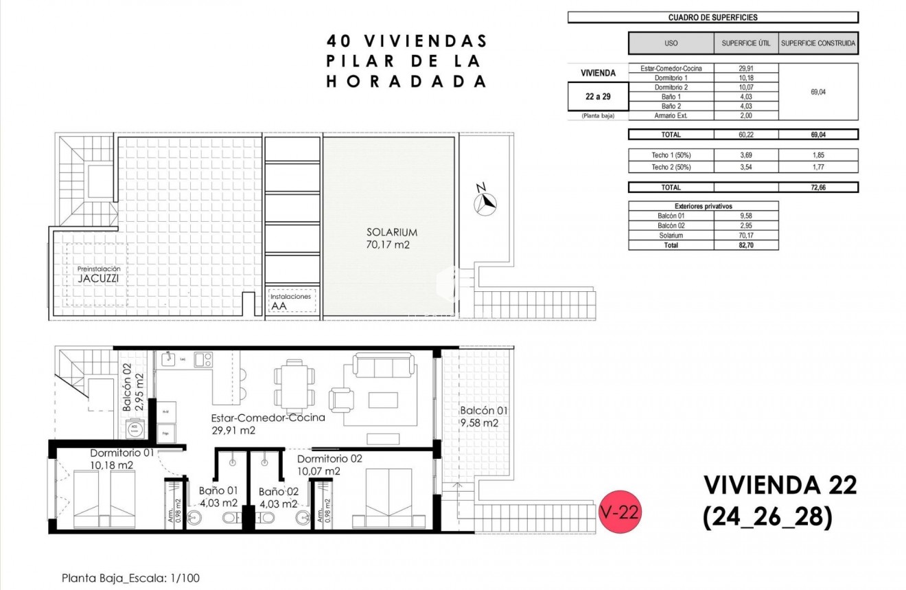 Neue Gebäude - Bungalow -
Pilar de la Horadada - pueblo