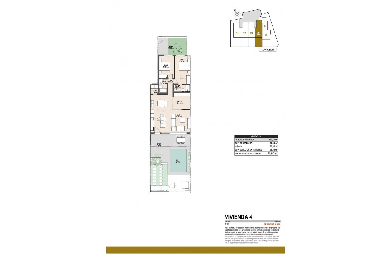 New Build - Bungalow -
Pilar de la Horadada - parques de Andromeda