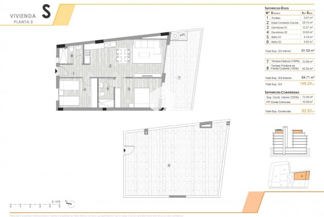 Nouvelle construction - Attique -
Torrevieja - Centro