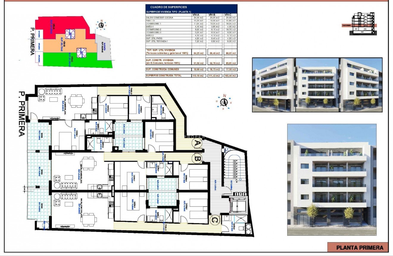 Neue Gebäude - Wohnung -
Torrevieja - Centro