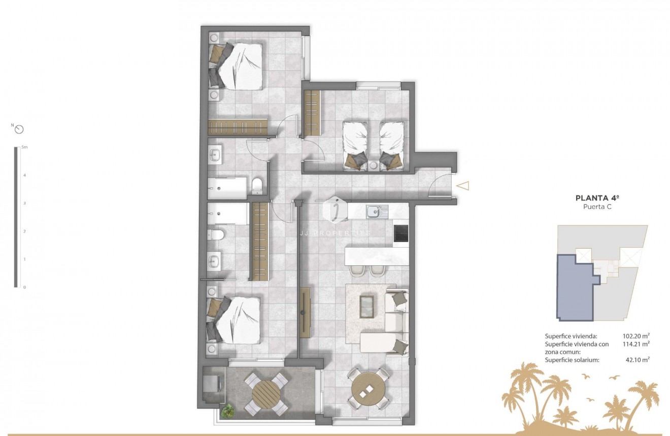 Nouvelle construction - Attique -
Guardamar del Segura - Pueblo