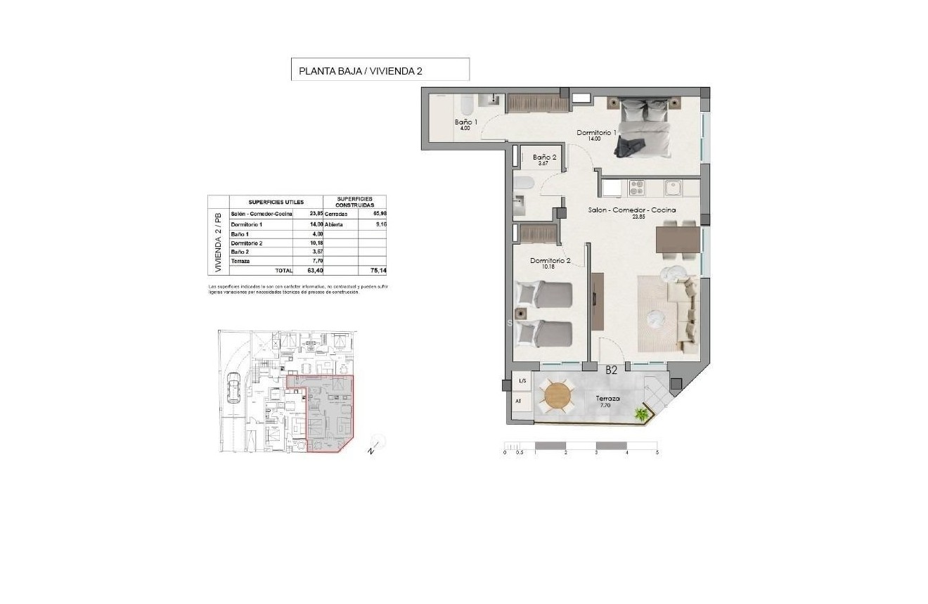 Neue Gebäude - Wohnung -
Santa Pola - Centro