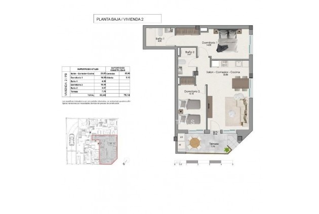 Neue Gebäude - Wohnung -
Santa Pola - Centro