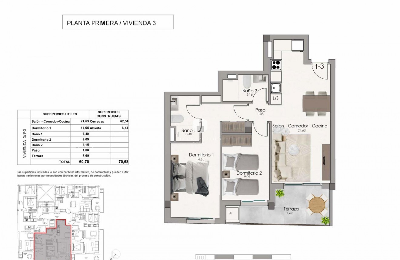 Neue Gebäude - Wohnung -
Santa Pola - Centro
