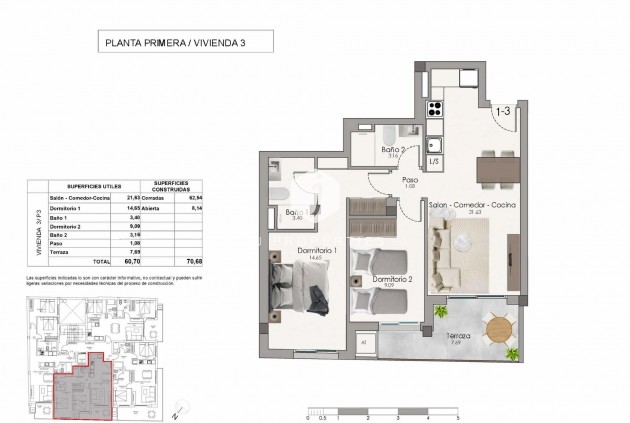 Neue Gebäude - Wohnung -
Santa Pola - Centro